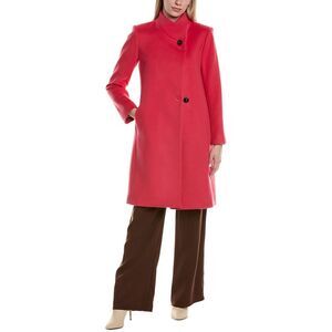 Fleurette Womens  Medium Wool Coat